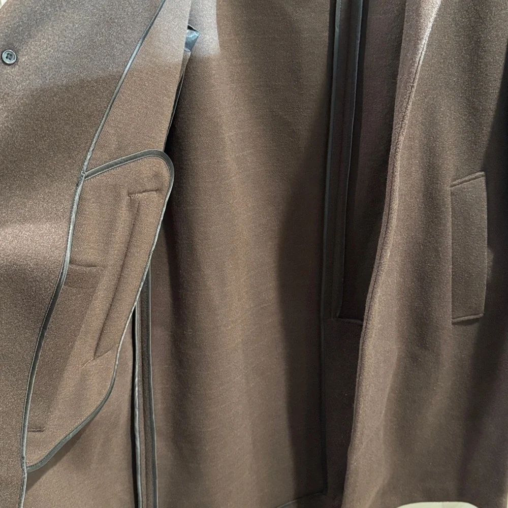 Truth by Republic NWT Men's Dark Brown classic Coat-size Large